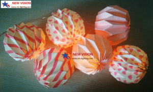 Hanging lamp paper lamp custom printed lantern